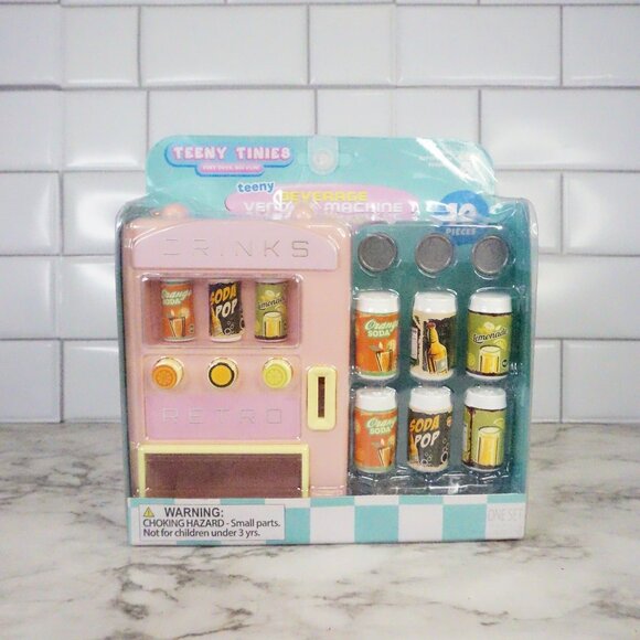 Drinks Vending Machine Mini Play Set - Picture 1 of 10